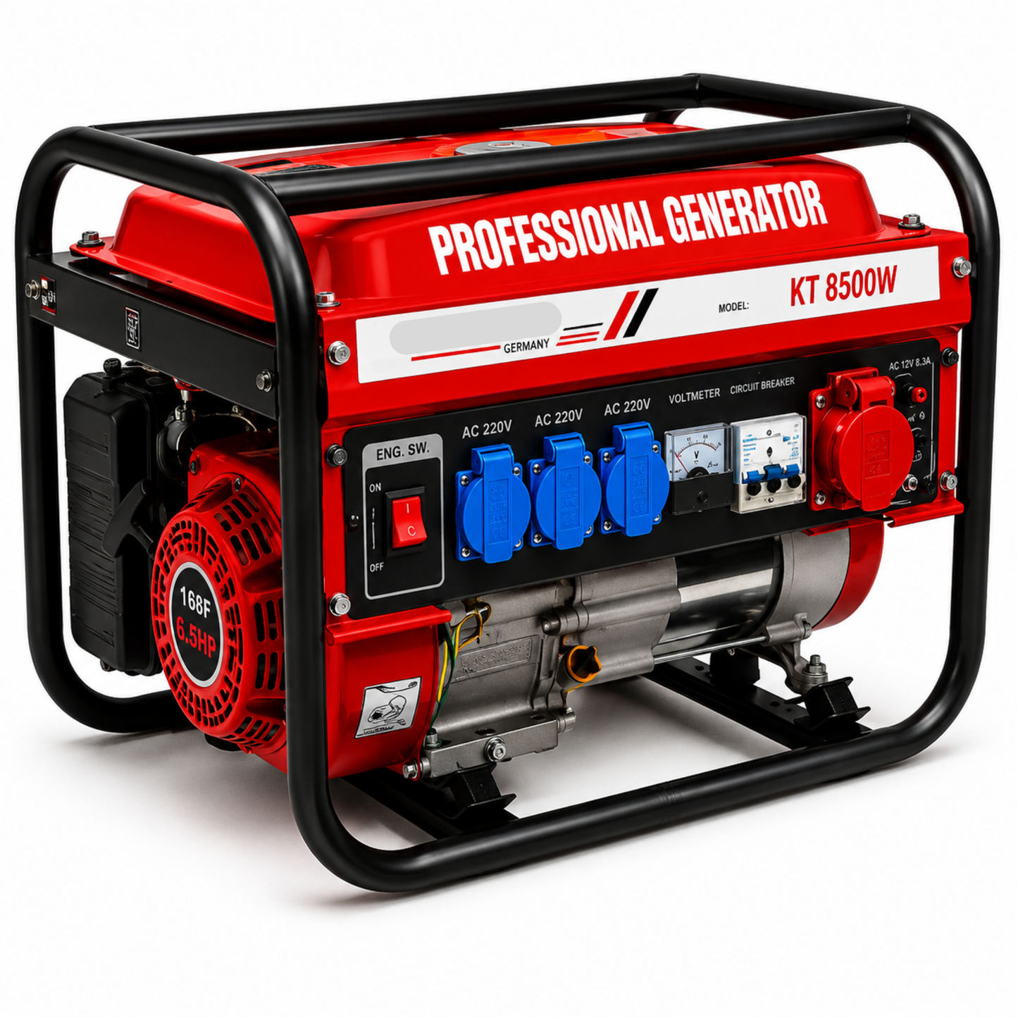 Erdmann 9500 Notstromaggregat Benzin – Stromerzeuger 2700W für Haus, Baustelle & Camping